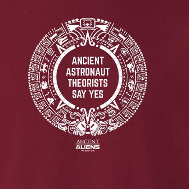 Ancient Aliens Ancient Astronaut Theorists Say Yes Fleece Crewneck Sweatshirt