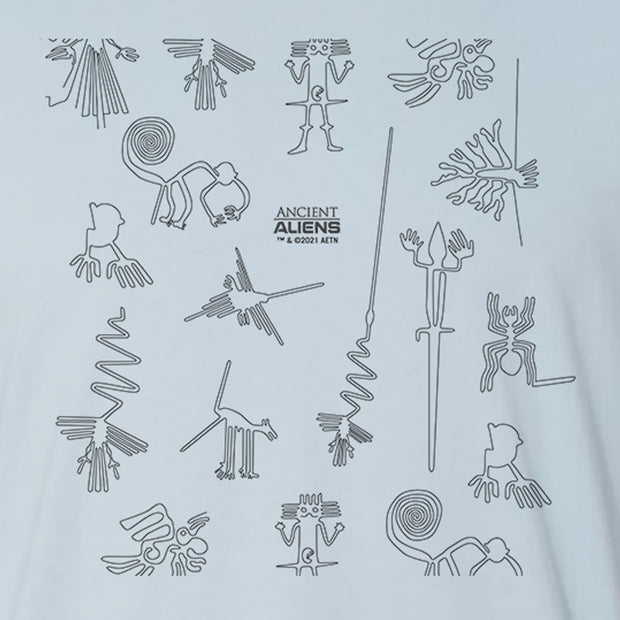 Ancient Aliens Ancient Sites Adult Short Sleeve T-Shirt