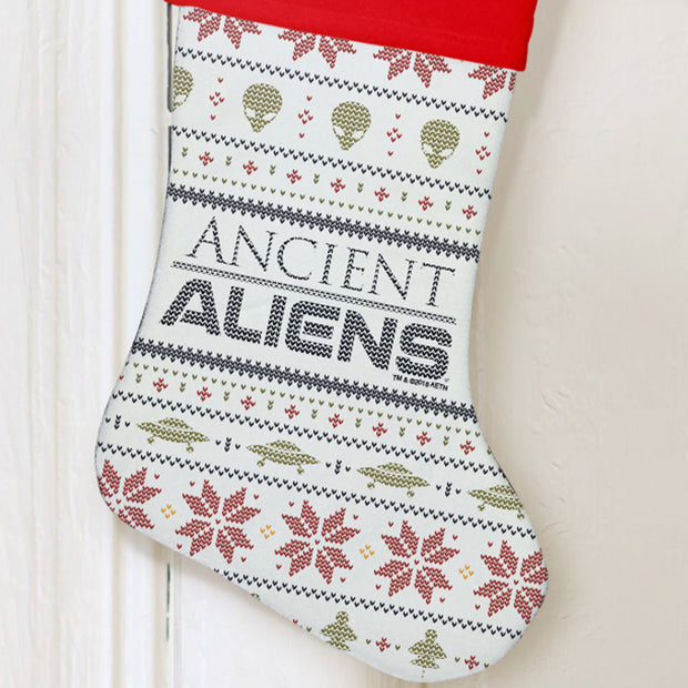 Ancient Aliens Holiday Stocking