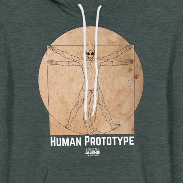 Ancient Aliens Human Prototype Hooded Sweatshirt