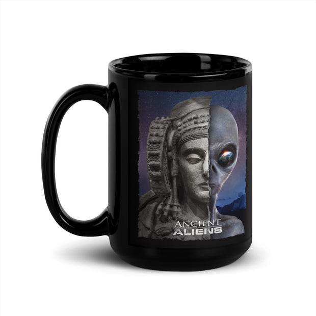 Ancient Aliens Key Art Black Mug