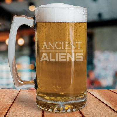 Ancient Aliens 25oz Beer Glass