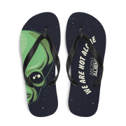 Ancient Aliens We Are Not Alone Adult Flip Flops