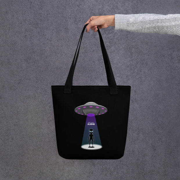 Ancient Aliens Alien UFO Premium Tote Bag