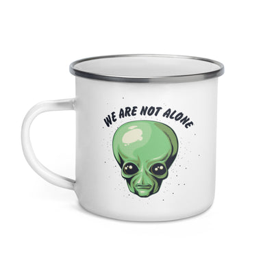 Ancient Aliens We Are Not Alone Enamel Mug