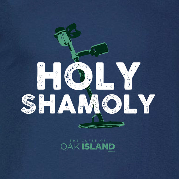 The Curse of Oak Island Holy Shamoly Short Sleeve Navy T-Shirt