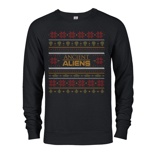 Ancient Aliens Holiday Lightweight Crewneck Sweatshirt