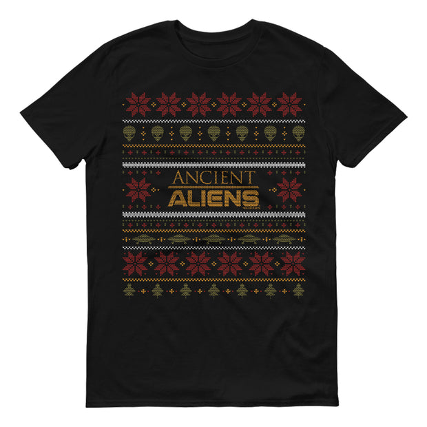 Ancient Aliens Holiday Short Sleeve T-Shirt