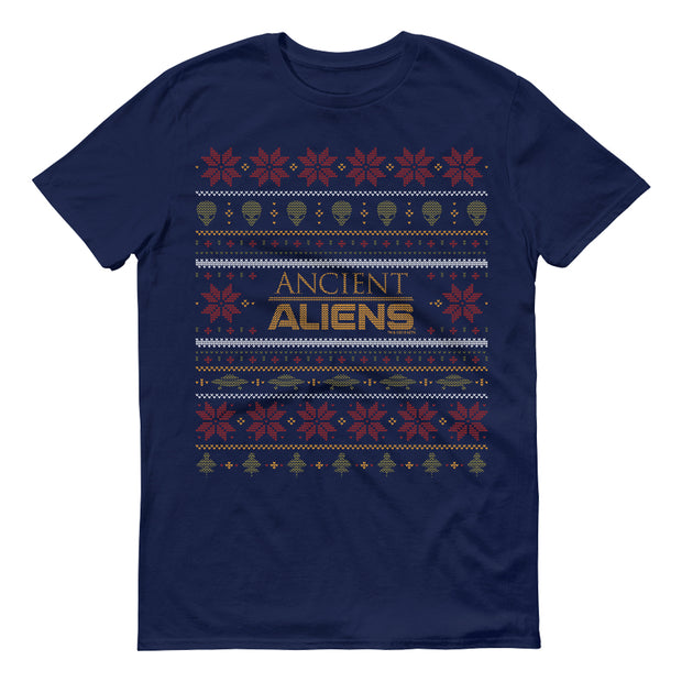 Ancient Aliens Holiday Short Sleeve T-Shirt