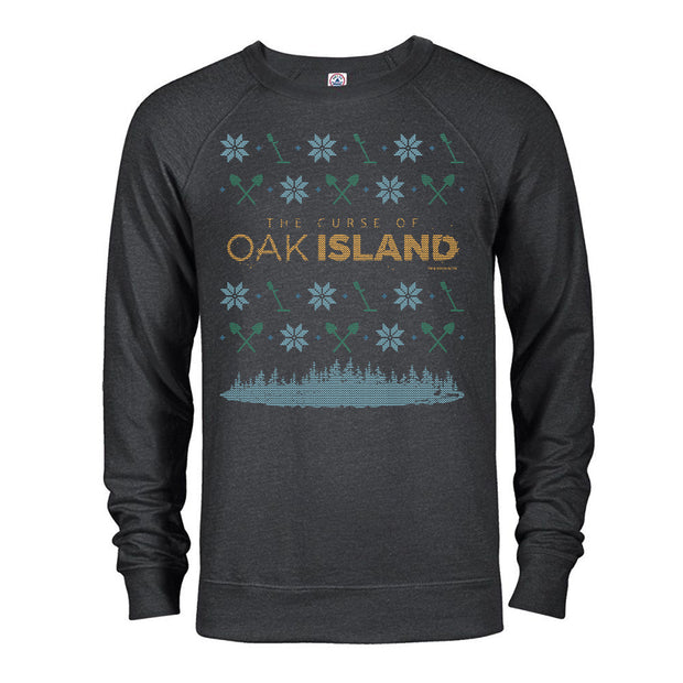 The Curse of Oak Island Holiday Lightweight Crewneck Sweatshirt