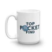 The Curse of Oak Island Top Pocket Find White Mug