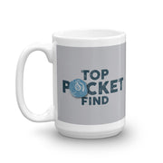 The Curse of Oak Island Top Pocket Find White Mug