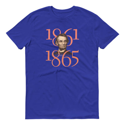 HISTORY Collection Abraham Lincoln As I Would Not Be a Slave Quote & Portrait Adult Short Sleeve T-Shirt