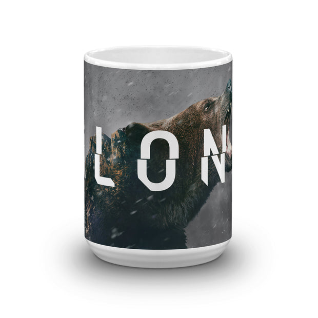 Alone Bear Mountain White Mug