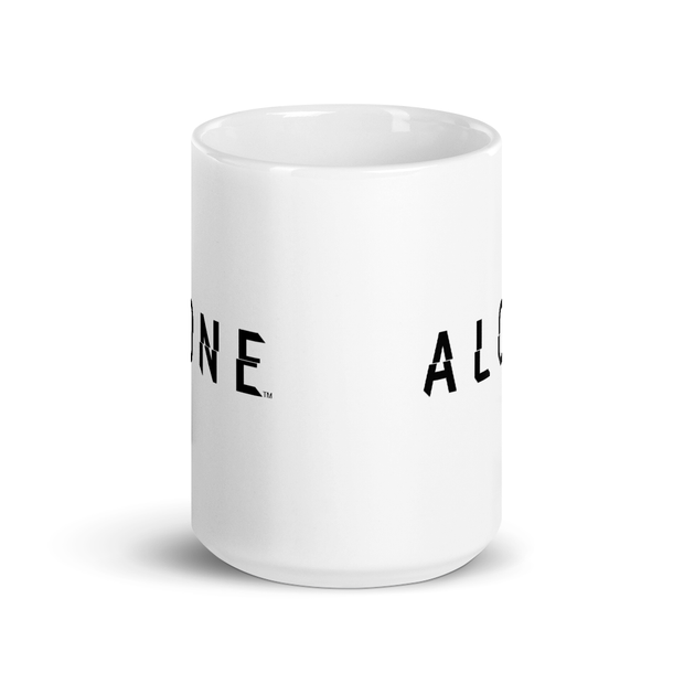 Alone Logo White Mug