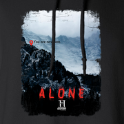 Alone You Are Nowhere Fleece Hooded Sweatshirt