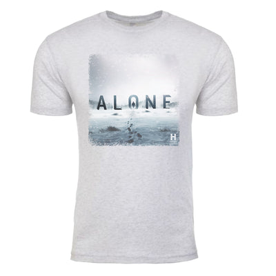 Alone Snow Walk Men's Tri-Blend T-Shirt