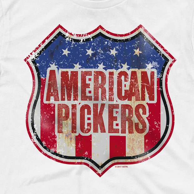 American Pickers Americana Adult Short Sleeve T-Shirt