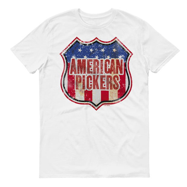 American Pickers Americana Men's Short Sleeve T-Shirt