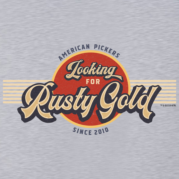 American Pickers Looking for Rusty Gold Circular Tri-Blend Raglan Hoodie