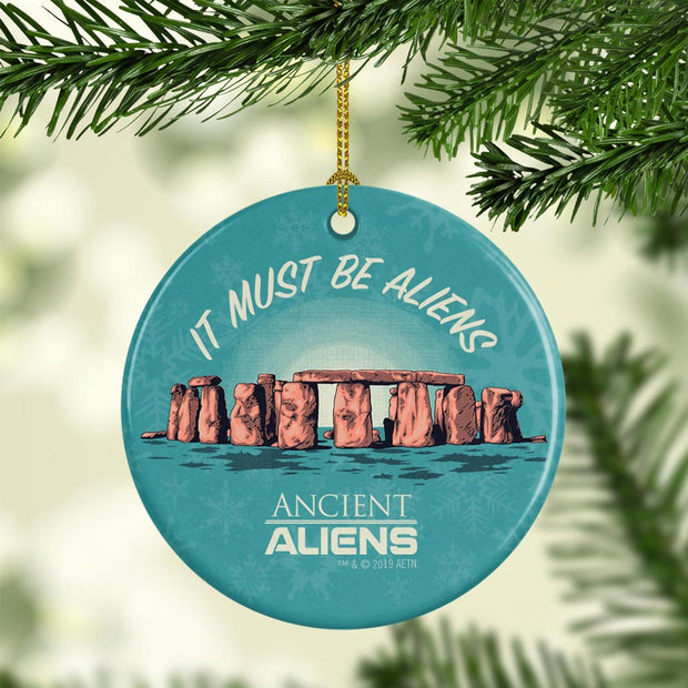 Ancient Aliens It Must Be Aliens Double-Sided Ornament