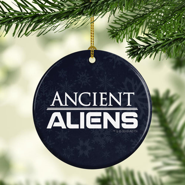 Ancient Aliens Logo Double-Sided Ornament