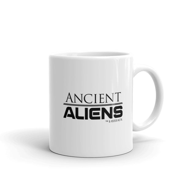 Ancient Aliens We Are Not Alone White Mug