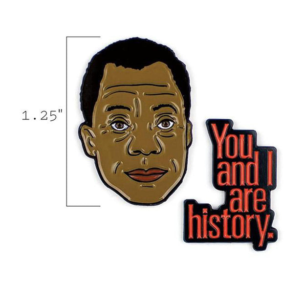 James Baldwin & History Quote Pins