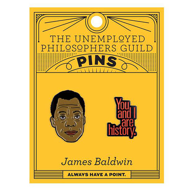 James Baldwin & History Quote Pins