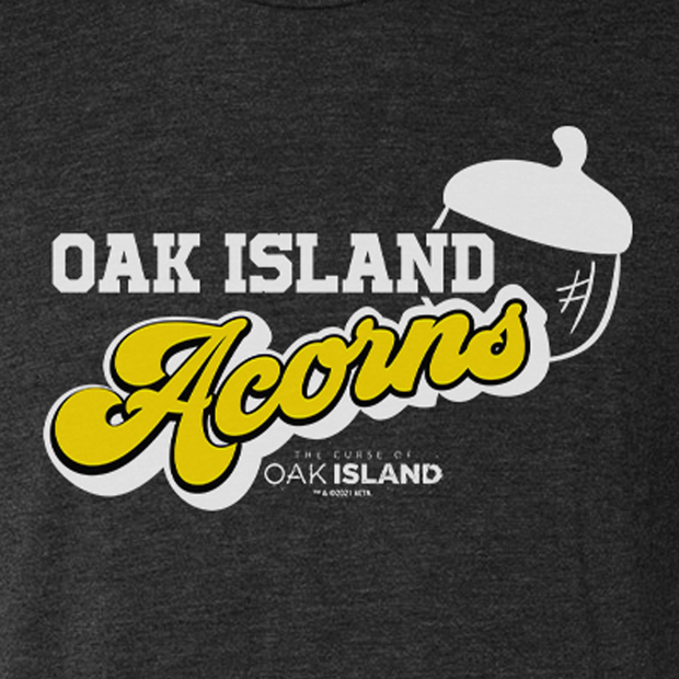 The Curse of Oak Island Acorns Men's Tri-Blend T-Shirt