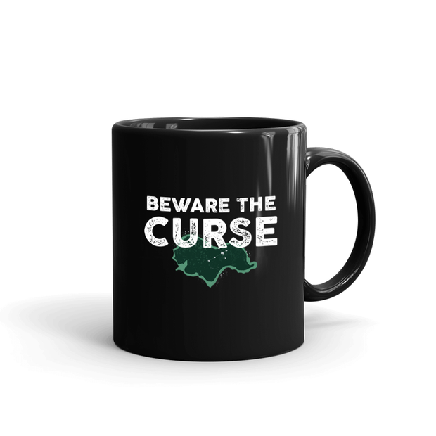 The Curse of Oak Island Beware of the Curse Black Mug