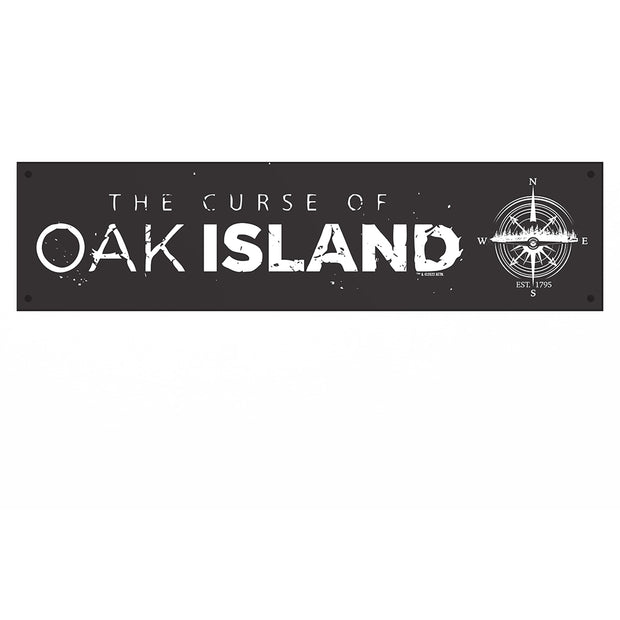 The Curse of Oak Island Logo Metal Sign
