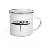 The Curse of Oak Island Logo Enamel Mug