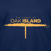 The Curse of Oak Island Logo Long Sleeve Navy T-Shirt
