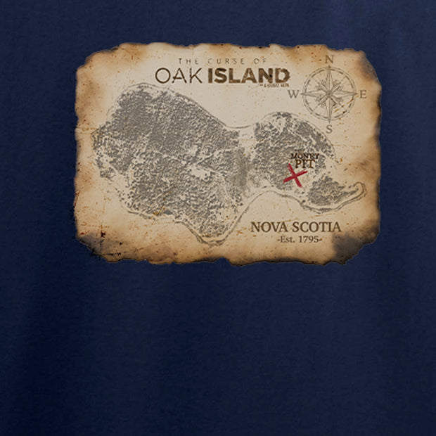 The Curse of Oak Island Treasure Map Kids Short Sleeve T-Shirt
