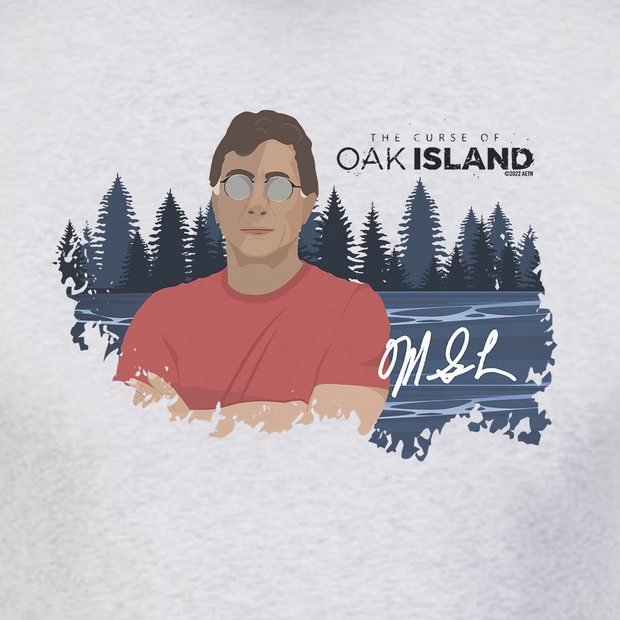 The Curse of Oak Island Marty Lagina Tri-blend Short Sleeve T-Shirt
