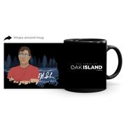 The Curse of Oak Island Marty Lagina Black Mug