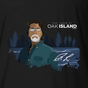 The Curse of Oak Island Rick Lagina Adult Short Sleeve T-Shirt