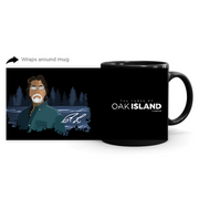 The Curse of Oak Island Rick Lagina Black Mug