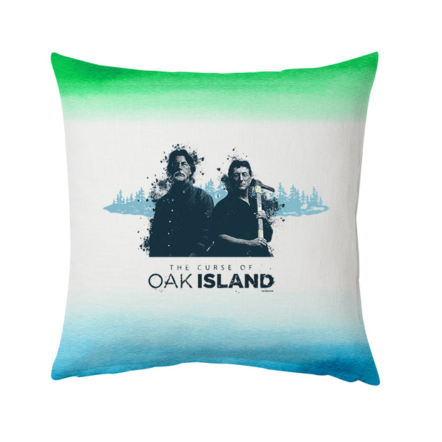 The Curse of Oak Island Rick and Marty Pillow - 16" X 16"