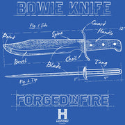 Forged in Fire Bowie Knife Glossy Poster