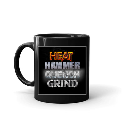 Forged in Fire Heat Hammer Quench Grind White Mug