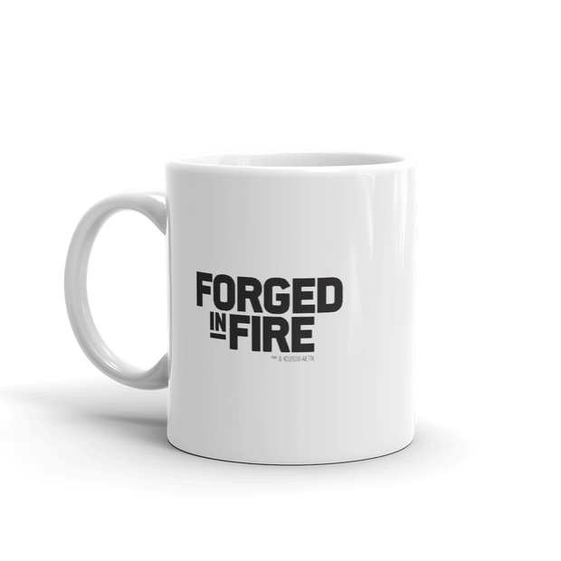 Forged in Fire Forged And Tested White Mug