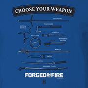 Forged in Fire Choose Your Weapon Emblem Adult Short Sleeve T-Shirt