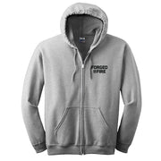 Forged in Fire Choose Your Weapon Emblem Fleece Zip-Up Hooded Sweatshirt