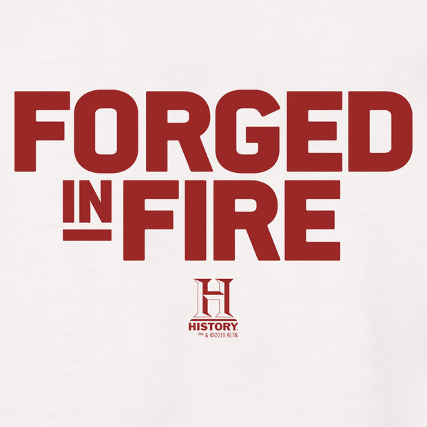 HISTORY Forged in Fire Series Logo Men's Short Sleeve T-Shirt