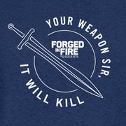HISTORY Forged in Fire Series It Will Kill Sword Long Sleeve T-Shirt