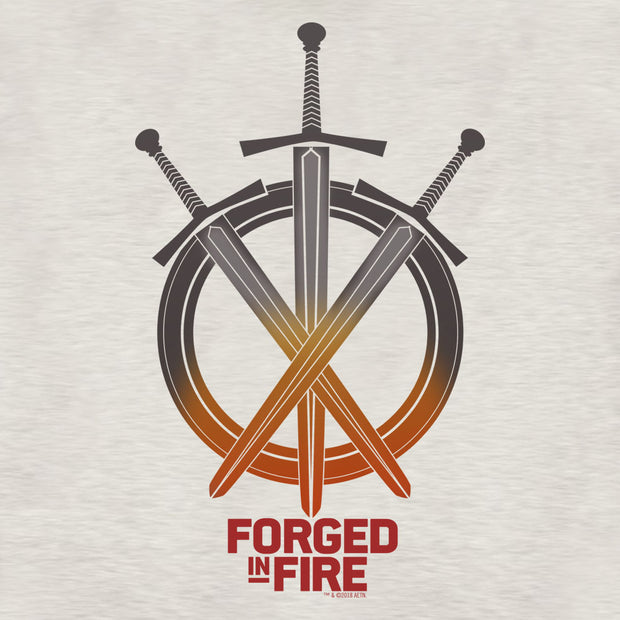 HISTORY Forged in Fire Series Swords Tri-blend Raglan Hoodie