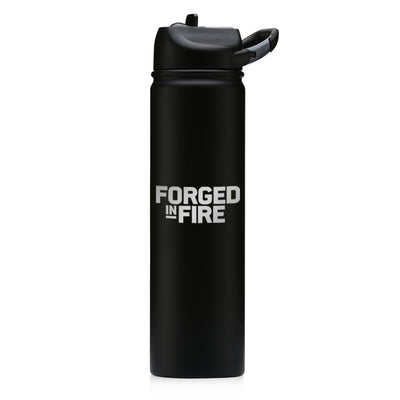 Forged in Fire Logo Laser Engraved SIC Water Bottle