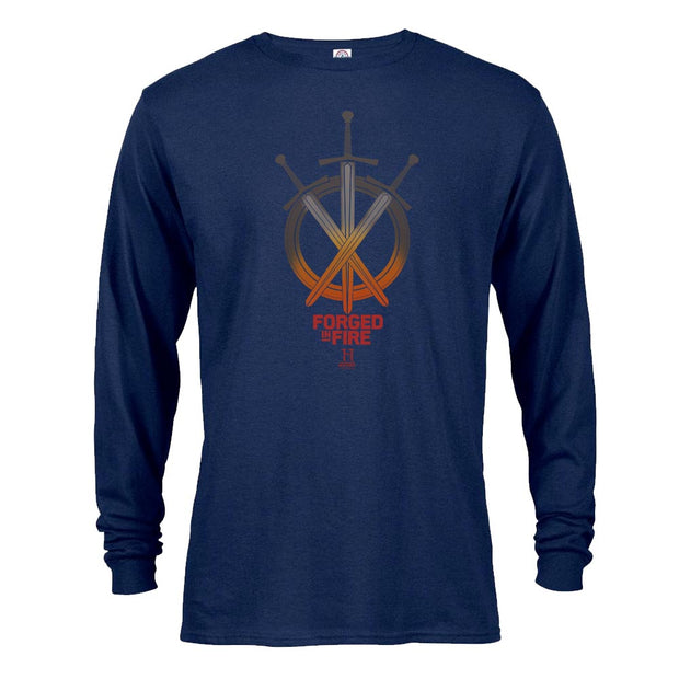HISTORY Forged In Fire Series Swords Long Sleeve T-Shirt